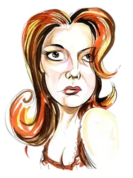 Louise Jameson as Leela, assistant to Doctor Who in BBC television series of same name